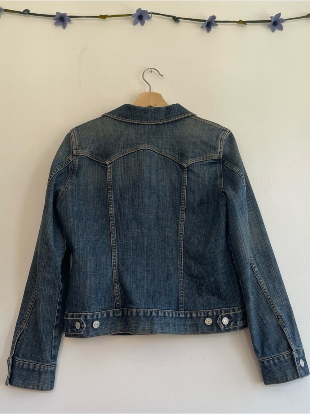 Vintage Gap Stretch Denim Jean Jacket - M - Picture 7 of 8